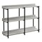 Monarch Specialties Accent Table, Console, Entryway, Narrow, Sofa, Living Room, Bedroom, Metal, Laminate, Grey, Black I 2217 - alternate 1